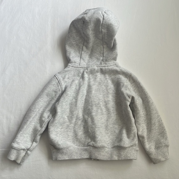 Carter's Baby Gray Zip-Up Fleece Hoodie and Hooded Fleece Vest Size 18 Months - Picture 6 of 10